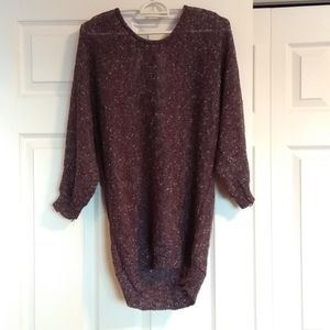 103. Kismet Purple with Tie Back Sweater XL